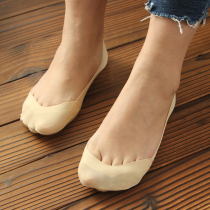 3 Double Loaded V Shaped Mouth Ultra Slim Light Mouth Ice Silk Boat Socks Pregnant Woman Invisible Socks Summer Silicone Anti Slip Cotton Bottom Lady Short Socks