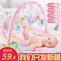 Baby pedal piano fitness rack Newborn baby music game blanket Toy rattle Early lesson practice 0-1 years old