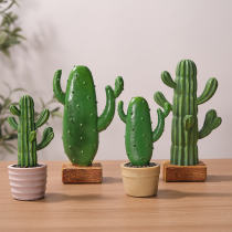 Nordic style creative resin cactus potted decoration living room bedroom simulation plant fake green plant decoration