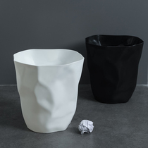 Creative household trash can bathroom kitchen living room office bedroom dormitory toilet paper basket simple modern