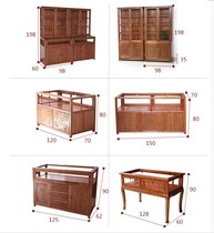 Solid wood jewelry display cabinet Jewelry counter Glass cabinet Jade display cabinet Mobile phone cabinet Corner cabinet shelf tobacco and wine cabinet