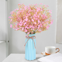 Gypsophila fake flower simulation dry bouquet living room furnishings TV cabinet potted ornaments dining table plastic decorative floral art