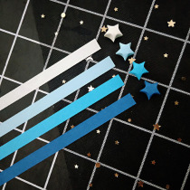 Star Origami folding Lucky star folding wishing Five-pointed star note Creative diy handmade Wish Christmas gift