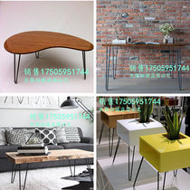 Nordic simple household solid metal V-shaped table legs table feet table stand iron dining table coffee table stand table legs