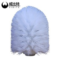Toilet brush brush head three sets replacement head space aluminum stainless steel fine coarse thread universal toilet brush handle