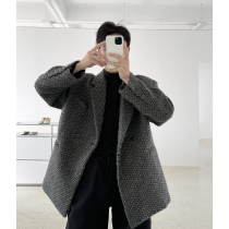 CCJE heavy industry woven loose suit 2021 Winter new OVERSIZE Ruffian men casual suit trend
