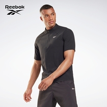 Reebok Official Sports Fitness LM Zip Polo Lemay Mens Top H08977