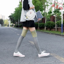 Stockings womens knee socks Four Seasons Tide Street black calf socks jk socks womens high socks double socks Net Red