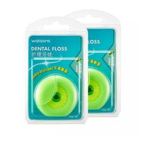 Watsons mint care dental floss 50 m * 2 boxes of portable micro-wax flat dental floss toothpick