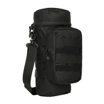 Outdoor cycling mountaineering travel shoulder messenger kettle mobile phone bag MOLLE tactical water bottle hanging bag thermos cooler