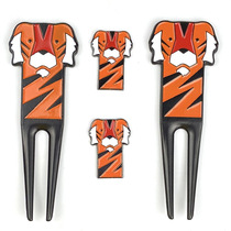 New Golf green fork ball mark Mark set Cartoon tiger golf fork accessories supplies