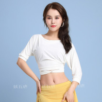 Belly dance Gong jacket women fat mm short sleeves loose thin size Oriental dance costume New Wild
