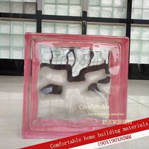 Pink Clouds Foggy Colored Border Color Glass Brick Bathroom Toilet Partition Wall Manufacturer Direct Dispensers Recommendation