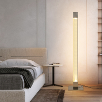 Danish simple modern living room floor lamp bedroom study model room ins homestay LED vertical Nordic bedside lamp