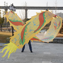 Square Dance Dragon Color with fitness dragon with Juggling Dragon Middle Aged Adults Sports Props Beginner Color silk colored strips tap