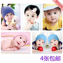 Pregnant baby pictorial beautiful cute baby poster wall map big eye portrait wall sticker Bedroom pregnancy preparation