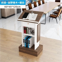 Conference podium Small podium Welcome table Restaurant reception desk Guide table Simple modern podium table Emcee table