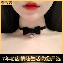 Nay snow sauce: Spice Accessories Cute Kitty Small Bell Neck Ring Neck Ring Girls Butterfly Knot Ornament Toy Neckline