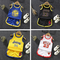 Childrens sports basketball suit summer suit Performance suit Student vest Small and medium-sized boy breathable sweat-absorbing jersey