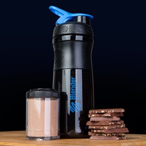 Authorized BlenderBottle Shaker Protein Powder Sports fitness Kettle with scale with mixing ball Water cup