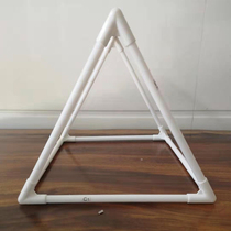 Childrens triangle tent PVC plastic environmental protection diy handmade childrens room game house bracket pet house 12mm