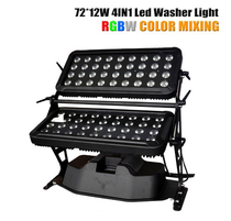 Factory price direct sales 72pcs 10W four-in-one five-in-one LED city light outdoor building dyeing flood light