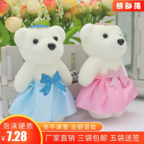 Кукла, игрушка из пены, новая коллекция, букет, розы, с медвежатами