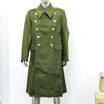 Stock 87 Roadback coat green wool and jun coat mens double button coat
