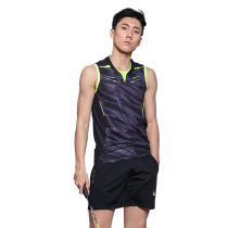 2020 new badminton suit short-sleeved top suit mens summer breathable quick-drying tennis air volleyball training suit