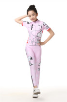 Love is still the customized su hua fu Siamese skating childrens short-sleeved long sleeve skating clothing elastic tight quick-drying uniforms