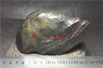 Natural Alxa Gobi agate Gobi Stone wind gravel black Jasper fine stone original stone hand play stone ornaments