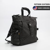 15 16 Cordura Ballistic Nylon Tot Bag Mens Single Shoulder Commuter Skew Satchel Large Capacity Computer Handbag