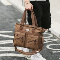 Classic Casual Mens Bag Single Shoulder Inclined Satchel Bag for Business Mens handbag briefcase computer bag