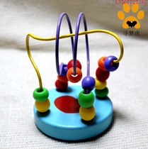 Muyuzi beaded beads building blocks boy girl baby early education benefit intelligence young children toy beaded rack