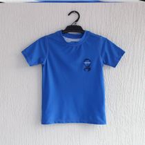 Boys swimsuit top Single piece childrens sunscreen suit printed medium and large childrens split quick-drying student swimming short sleeves