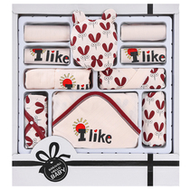 Benjell baby gift box cotton clothes newborn suit newborn baby Full Moon summer supplies