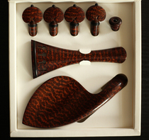 The best flower South American snake wood snake Mulberry Italian hand-made violin chin support set Jingxi commune