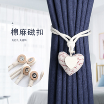Curtain buckle strap curtain buckle magnetic drawstring simple modern curtain clip strap home creative decoration tie rope