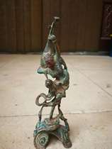 Imitation ancient bronzes ancients dance black lacquer ancient rust pendulum pieces collection Jiaogoods? 