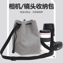 For camera bag messenger bag SLR lens bag storage bag photography bag simple professional portable Canon Nikon Sony sony micro single digital camera cover liner bag waterproof canvas protective cover
