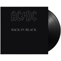 SPOT AC DC BACK IN BLACK CLASSIC ALBUM BACK IN THE DARK VINYL RECORD 12 INCH LP