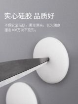 wall stickroom toilet home protective door handle crash-proof cushion anti-knock muted cushion silicone touch pad door resistance to self-adhesive