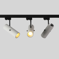 Cement track light spotlight led ceiling light commercial tube industrial wind lamp living room background wall small spotlight