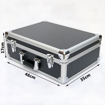 Large portable aluminum alloy tool box household multifunctional hardware storage box sample instrument display box