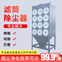 Pulse Filter Cartridge Dust Collector Central Dust Removal Equipment Industrial Dust Collection Electrowelded Laser Cut Welding Smoke Purifier