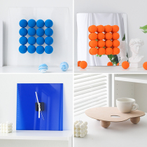 Photo background board Klein blue decorative painting Simple style creative small ornaments clothing store photography props layout