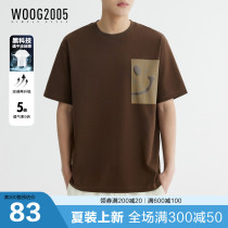 Slow - dry ice wire cotton cool cool face short sleeve t-shirt men 2023 summer slim loose light half sleeve shirt