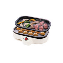 Suitable for octopus meatball machine Teppanyaki shrimp and egg machine fish ball stove household barbecue pan electric oven