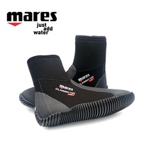 Mares 5mm classic thick soled diving boots professional scuba floating deep diving warm men and women Beach surf shoes