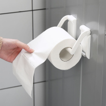 Japanese magnetic adjustable width tissue rack kitchen strong magnetic suction type living room roll paper holder washing machine paper towel storage